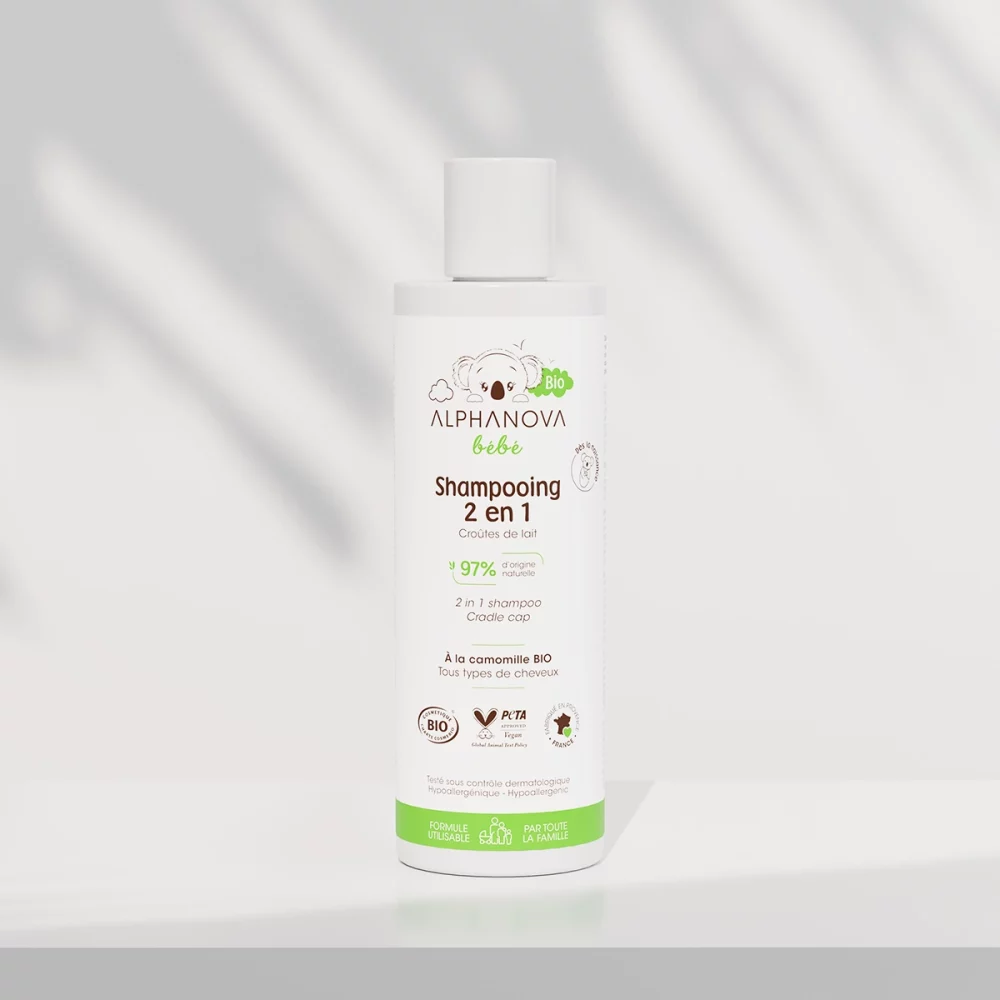 Shampooing bébé bio 2 en 1 – 200 ML