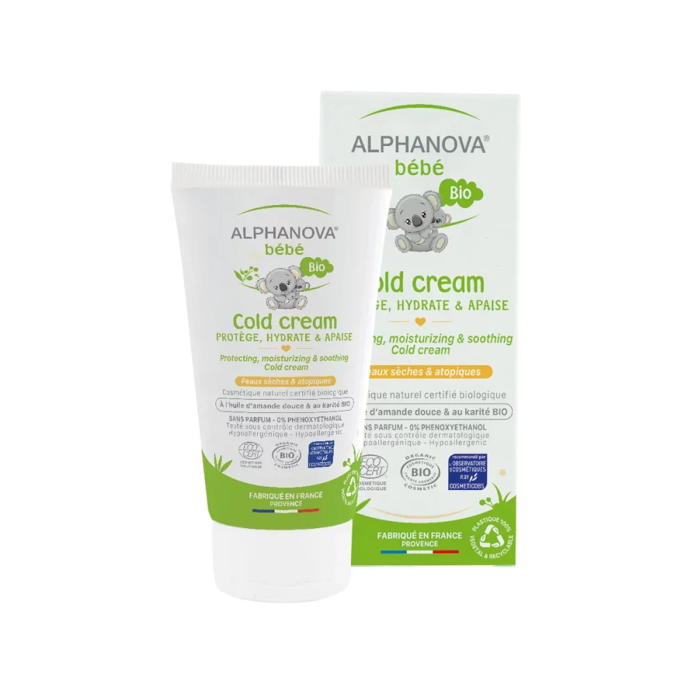 Cold Cream certifiée bio – Peaux sèches & agressées