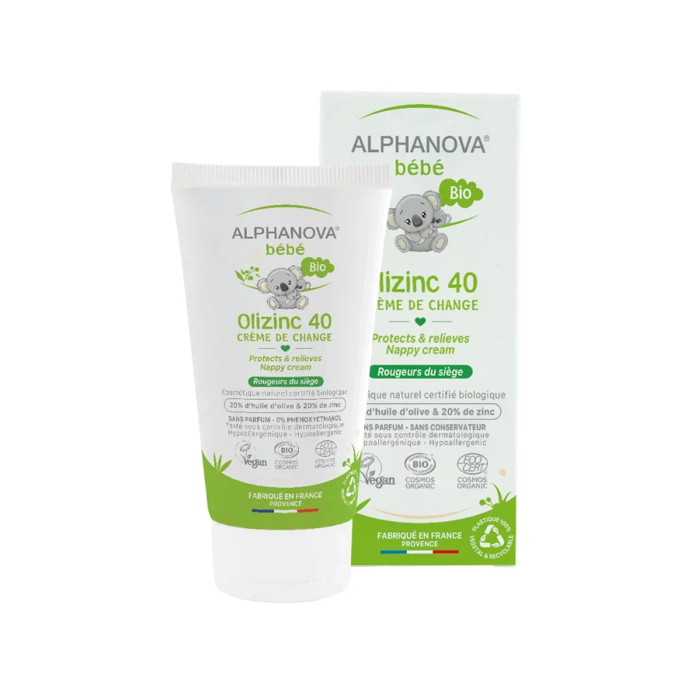 Crème de Change Bébé – certifiée bio Olizinc 40