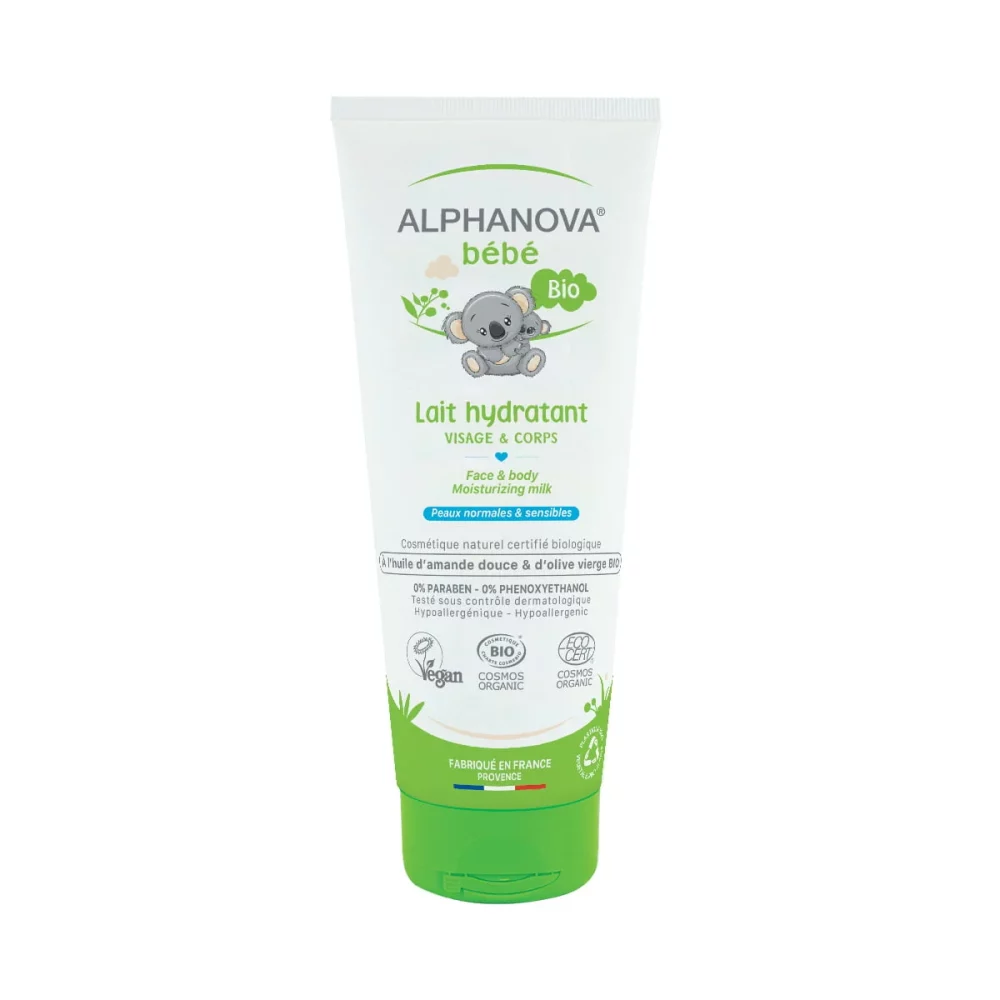 Lait Hydratant bébé – certifié bio – visage & corps