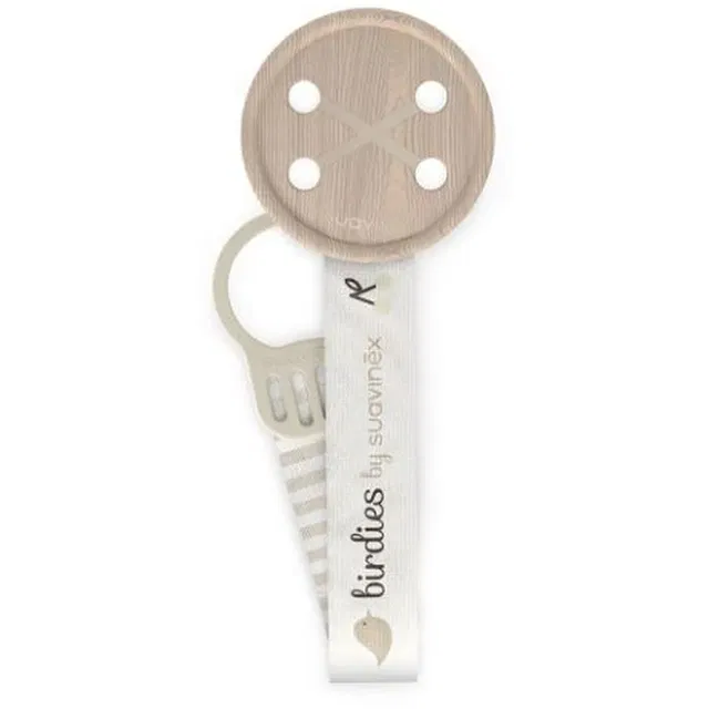Suavinex-Schnullerband-Birdies-beige-2
