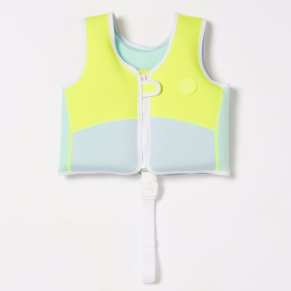 SUNNYLIFE – GILET NATATION – BLEU/VERT – 2-3 ANS