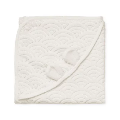 Serviette pour bébé à capuche avec oreilles