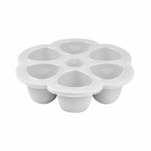 Multiportions silicone 6 x 90 ml - gris clair