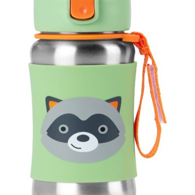 SKIP*HOP - GOURDE ACIER INOXYDABLE AVEC PAILLE