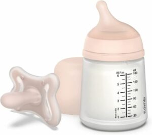 SUAVINEX - Set biberon Zerø Zerø 180 ml A - sucette (-2/2m)