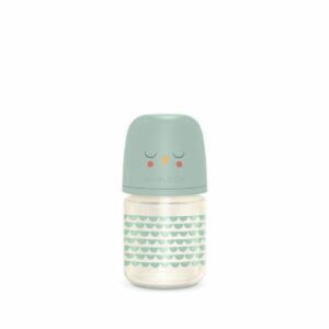 Biberon verre Bonhomia - 120 ml - tetine SX Pro S - vert
