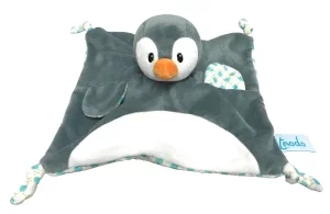 Doudou carré, Pingouin, Toodo