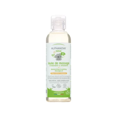 Huile de Massage Bébé - certifiée bio