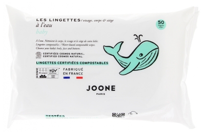Les lingettes à l'eau compostables - JOONE